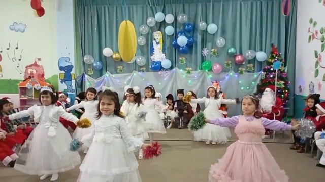 Танец снежинок в подготовительной группе смотреть онлайн