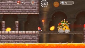 Super Mario Run 2 #2 первый босс: боузер #supermariorun2