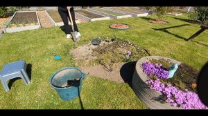 #170 🇩🇪 🪻Цветочная клумба/Цветник своими руками 🪴