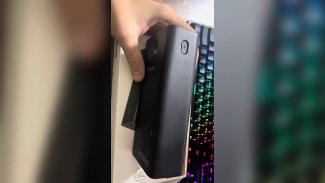 Огляд PowerBank Romos 40 000mah 65w резервне живлення для ноутбука смотреть онлайн