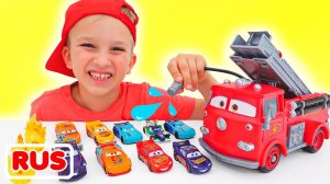 Влад и Ники играют с фирменными детскими машинками! Видео для детей.