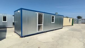 Блок-контейнер 8*2,4м, оцинкованный, с санузлом. КрымТехКаркас