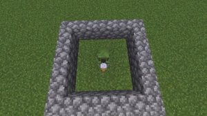 Зомби крестьянин на курице превратился в жителя на ку?