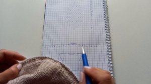 Ажурный волан спицами.