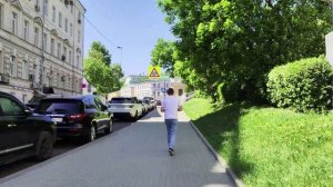 Пешеходный маршрут к Академической поликлинике на Воронцовом поле (МКДЦ) от станции метро