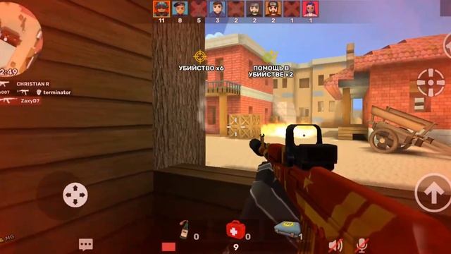 Режим «Каждый сам за себя». Карта «Салун». Игра «КУБУМ смотреть онлайн