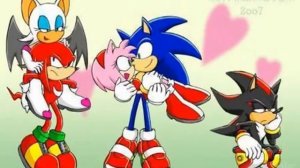 Соник и Эми под музыку дорога