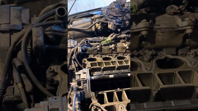 VW TOUREG repair engine ремонт вихревых заслонок VW TOUREG #autoservicebatumi смотреть онлайн