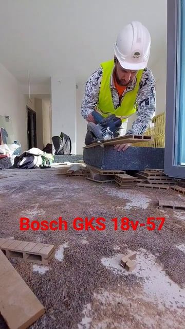 Bosch GKS 18v-57 циркулярная пила для монтажа композитной до? смотреть онлайн