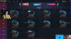 КЕЙС БАТЛ от 100 РУБЛЕЙ до НОЖА! CASE-BATTLE - ДЕНЬ 60!