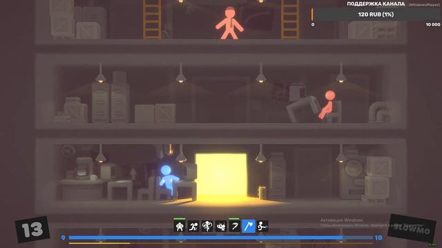 ИГРАЮ В Stick it to the Stickman 3 смотреть онлайн