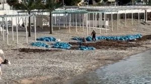 Кабардинка Центральный пляж сегодня 4 июня 2025. Обстановка на пляже, какая погода и море