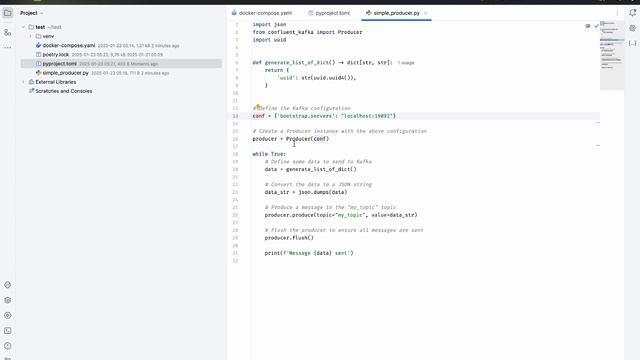 Пишем простой Kafka Producer на Python / Writing a simple Kafka Producer in Python смотреть онлайн