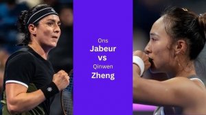 11.02.2025. Циньвэнь Чжэн - Онс Жабер. WTA Doha. Qinwen Zheng - Ons Jabeur