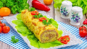 Картофель. Рулет.