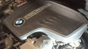 Снятие стартера BMW f10 2013г.в., 2.0 бензин, АКПП