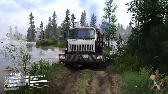 Spintires  MudRunner  Прохождение ▶«Мокрое дело»  ➤ 🔥 # 209 смотреть онлайн
