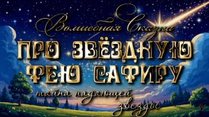 Сказка про фею Сафиру. Тайна падающей звезды.