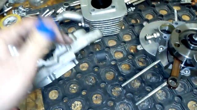 И снова мотор F-80cc и снова заклинило. Часть 2я!