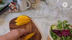 ЭКЗОТИЧЕСКИЙ САЛАТ ИЗ МАНГО EXOTIC SALAD WITH MANGO #вкусныереце