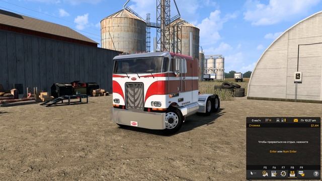 Обзор мода Peterbilt 362 Cabover (jon-ruda)| American Truck Simulator смотреть онлайн