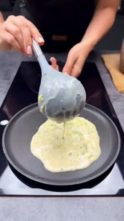 🥞 Тонкие блины из кабачков
#завтраки #закуски