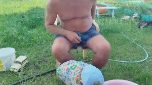 Приехал в гости внук!
