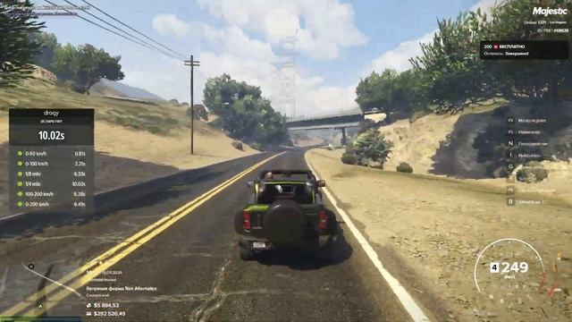 GTA 5 Majestic RP . Разгон [RL] Vapid Frey CТОК смотреть онлайн