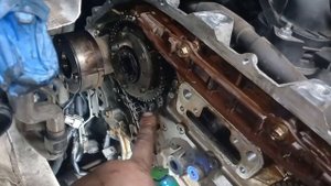 Замена цепи грм nissan 3.5 vq35dd