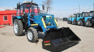 Экспресс обзор! Трактор МТЗ 82 с погрузчиком и кондиционером!