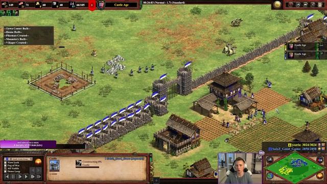 УДИВИЛ ВСЕХ SALZZ_GOOD_GAME за Японцев в Age of Empires 2 смотреть онлайн