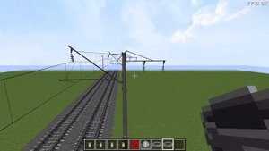 Как сделать контактную сеть АС4 в Майнкафт!