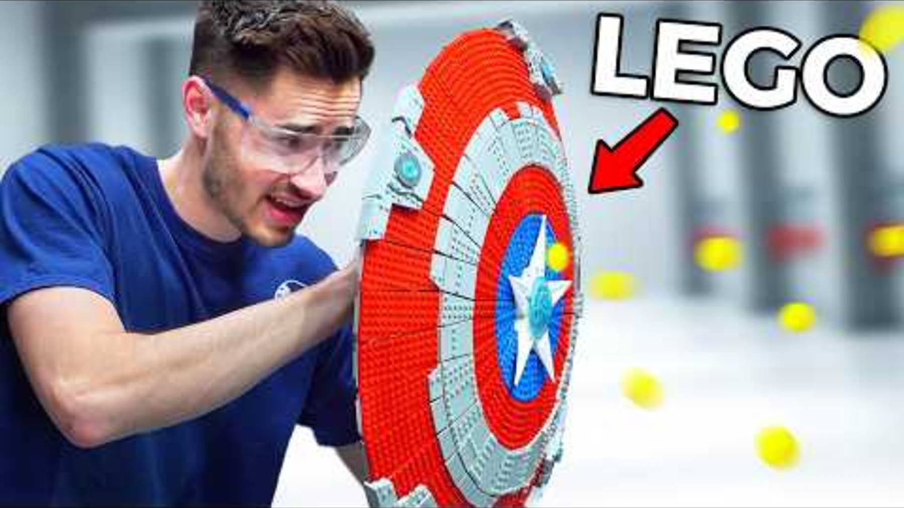 Тестирование щитов LEGO