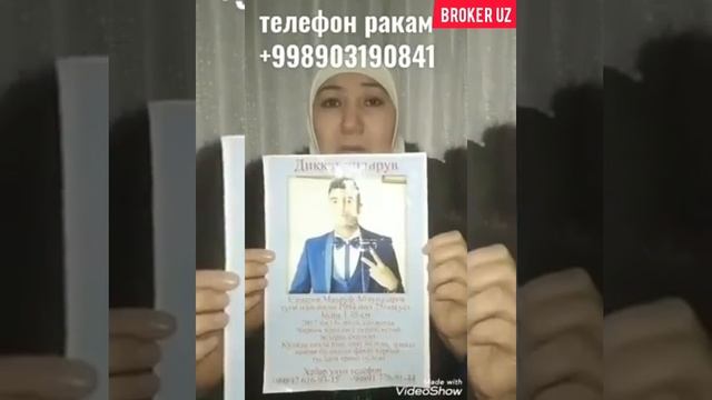 Бу Онахон уз фарзандини йокотган бу видеони таркатинг