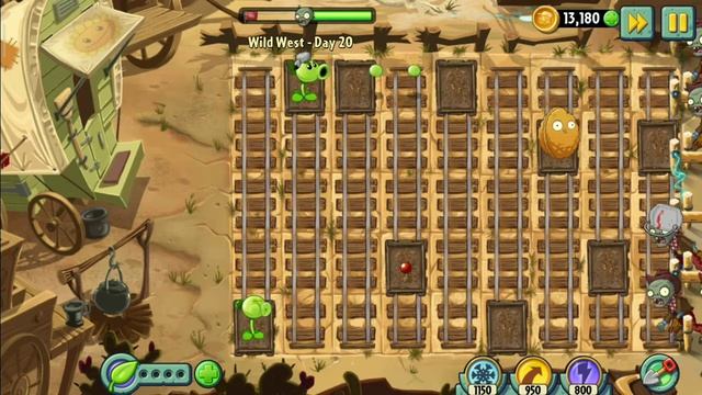 PvZ 2 Wild West (Дикий Запад) день 20 смотреть онлайн