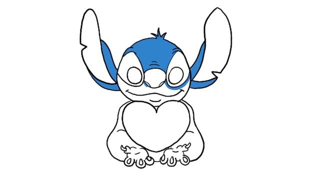 How to draw Stitch Easy Step by step!