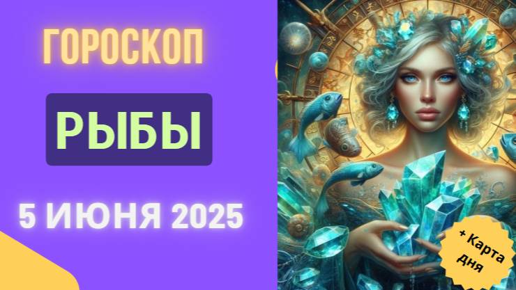♓ 5 ИЮНЯ: ГОРОСКОП НА СЕГОДНЯ ДЛЯ РЫБ - ВРЕМЯ ВОЛШЕБНЫХ СОВПАДЕНИЙ!