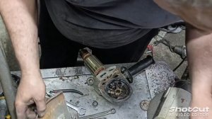 Интерскол УШМ 230/2100М замена подшипников , готовлю на пр