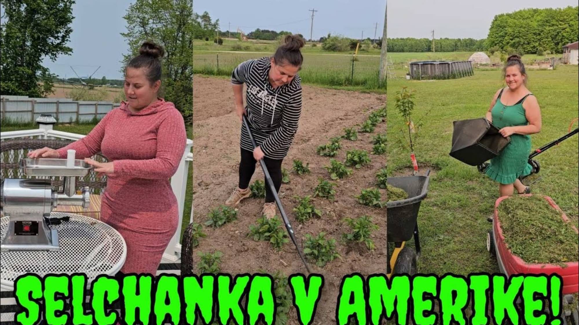СЕЛЬЧАНКА В АМЕРИКЕ. США САЖАЮ ТОМАТЫ.