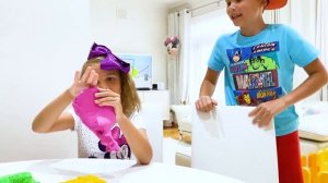 Miss Katy|Мисс Кэти Катя и Макс играют с цветной глиной