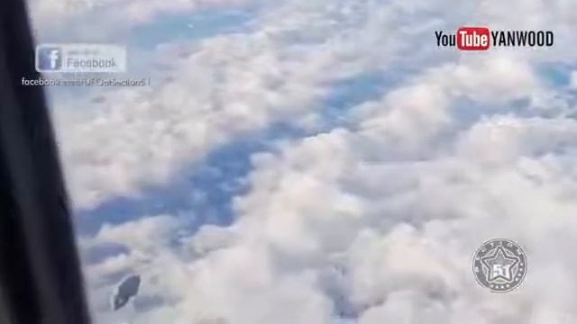 Летающая тарелка пролетела рядом с самолетом реальны? смотреть онлайн
