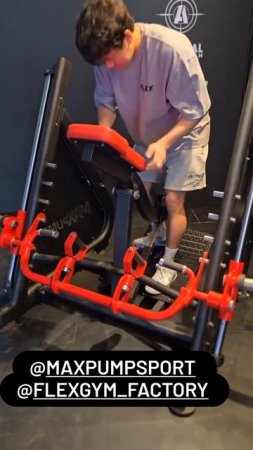 Тяга с упором в грудь стоя Gymmaster MP-8144 -  как работает