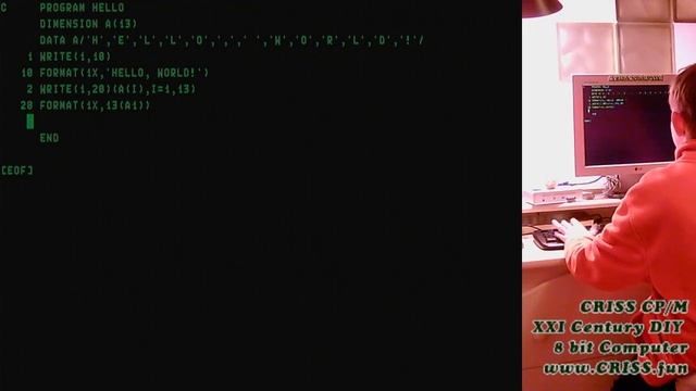 FORTRAN for CPM - the CRISS CPM Computer - Microsoft FORTRAN for CPM КРИСС CPM