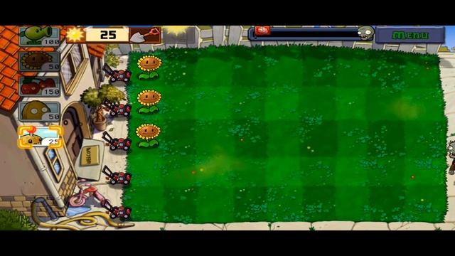 растения против зомби без газонокосилок и без бомб 1 г? смотреть онлайн