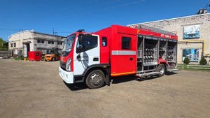 Автомобиль газового тушения АГТ производства ООО "НАЗ"