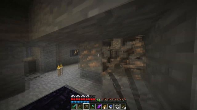 [Minecraft 1.8.9] Банановые похождения #23 - Шахтёрское ремесло смотреть онлайн