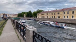 Санкт Петербург. Прогулка по набережной реки Мойки от