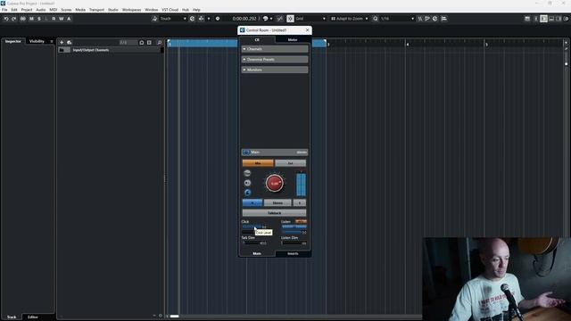 клик в control room в cubase (click in control room) смотреть онлайн