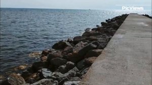 Анапа пляж Высокий Берег сегодня 4 июня 2025. Чёрное море. Погода и сезон в Анапе сейчас