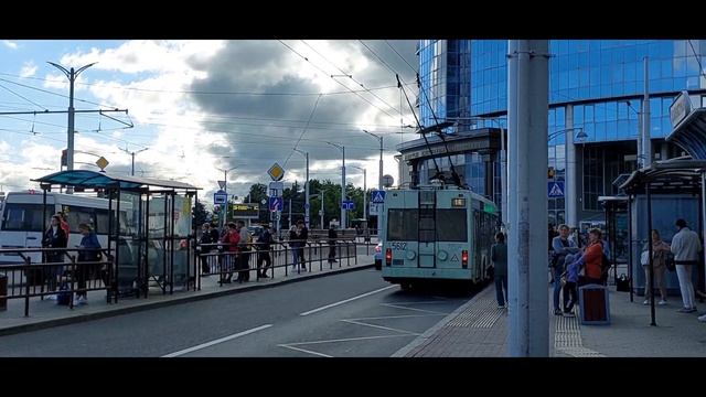 Trolleybuses & Metro in Minsk (June 2022) | Тралейбусы і метро ў Мінску (Ч? смотреть онлайн